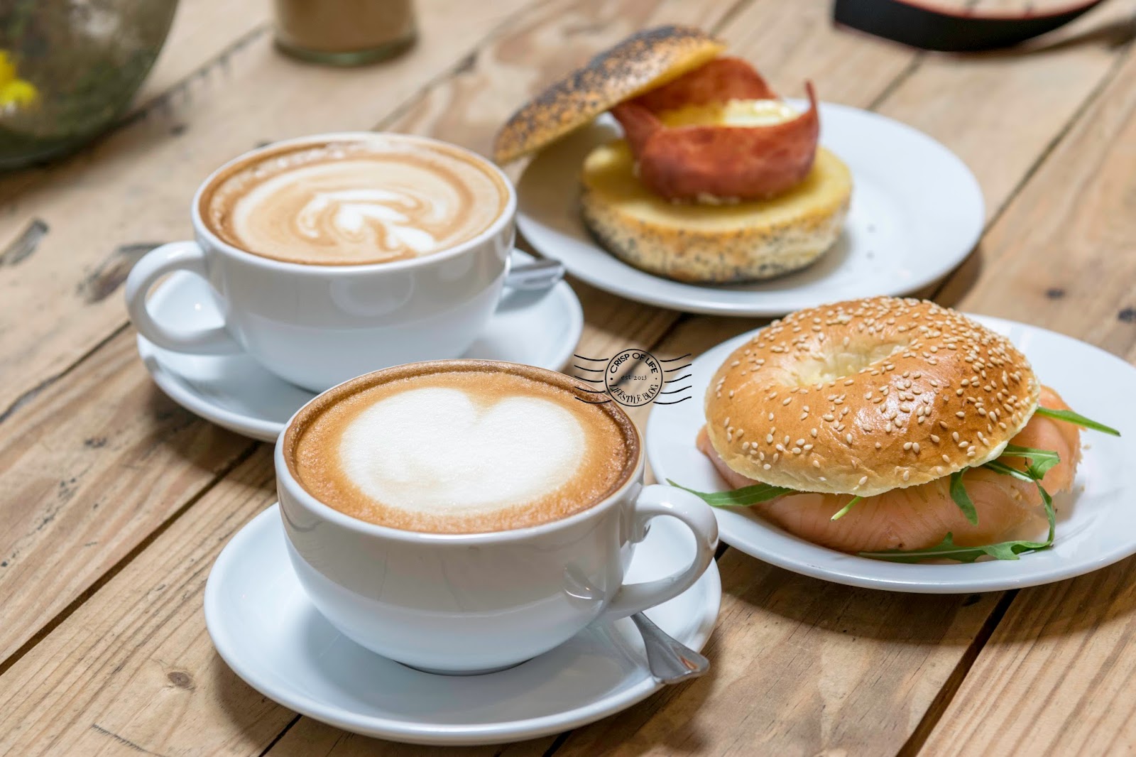 The Mugshot Cafe with the best Bagel Chulia Street,