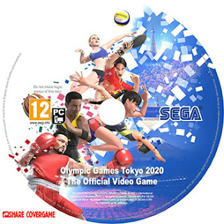 Olympic Games Tokyo 2020 The Official Video Game Disc label
