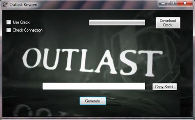This is latest Keygen | Key Generator Cd-Key for Outlast. Downlaod it on our site!