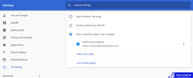 How to Change  Chrome Homepage