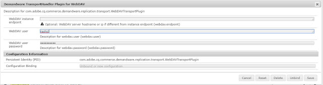 Demandware TransportHandler Plugin for WebDAV