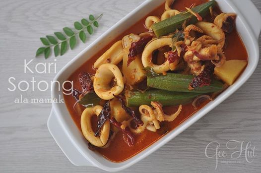 Geehut Kari Sotong Ala Mamak