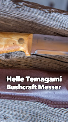 Gear of the Week #GOTW KW 32 | Helle Temagami Bushcraft Messer | Helle-Temagami-Test Les-Stroud-Messer