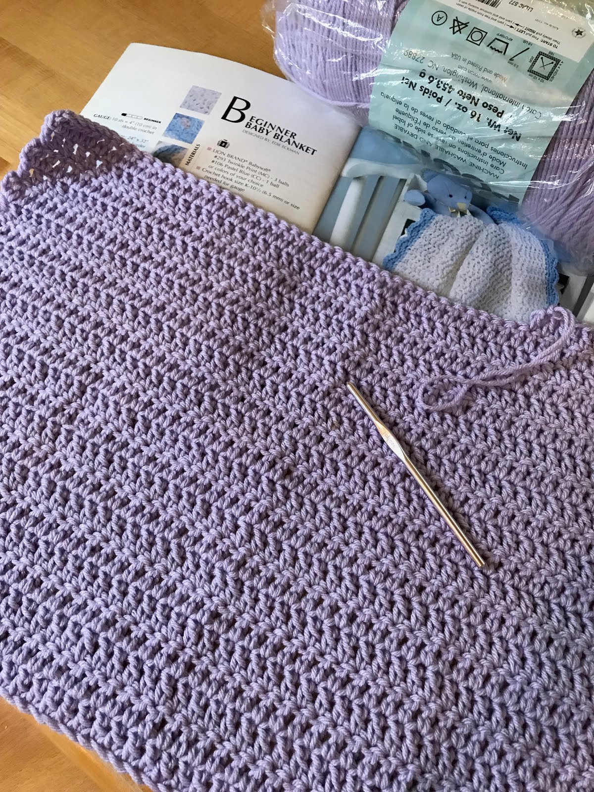 Making a Knit Scarf Using Blanket Yarn