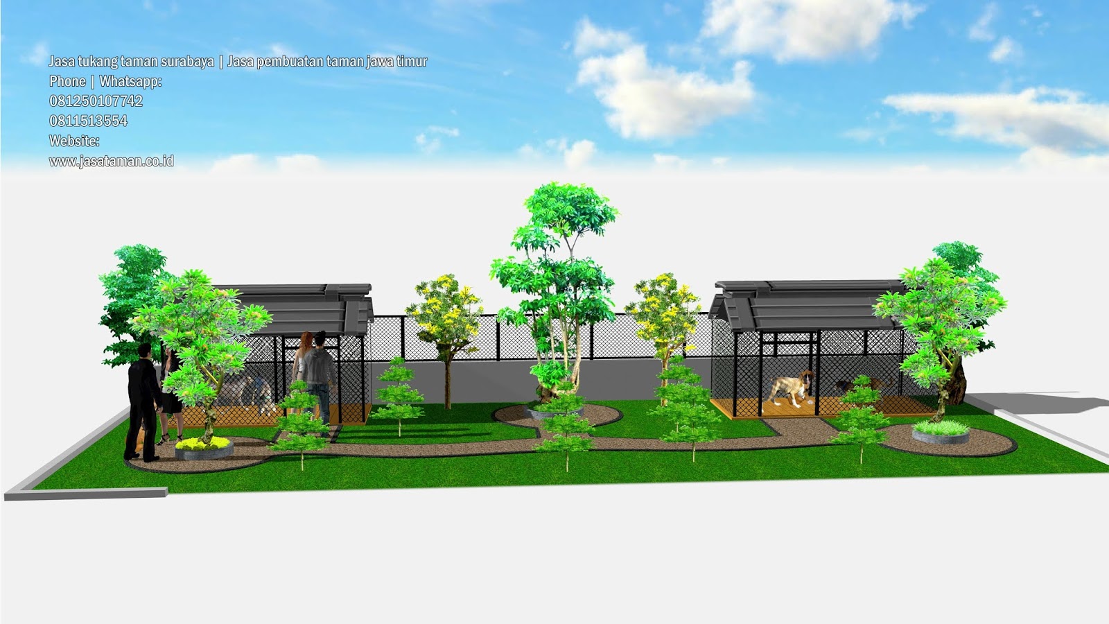 DESAIN TAMAN PABRIK
