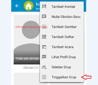 Cara Keluar Dari Group BBM Android