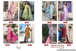 Shree fab Zainab Chotani Lawn collection 2 pakistani suits