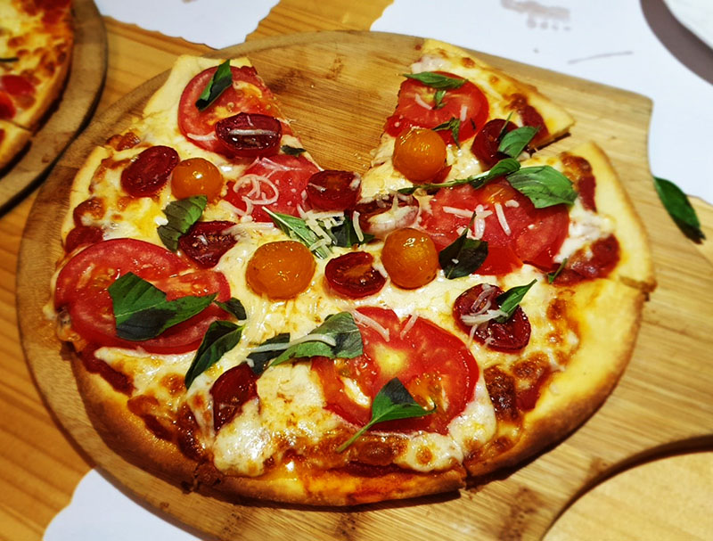 蔬食.素食餐廳推薦 台北、汐止《食采集思》義大利麵,披薩