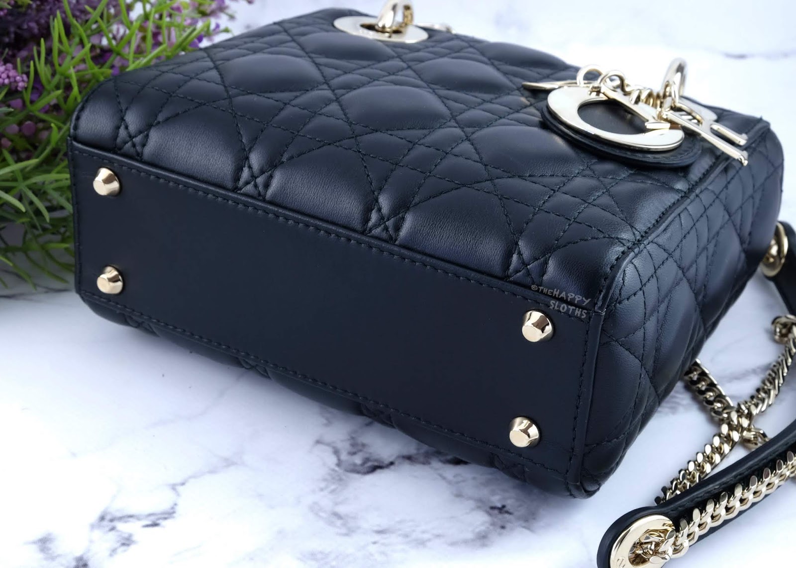 lady dior lambskin clutch