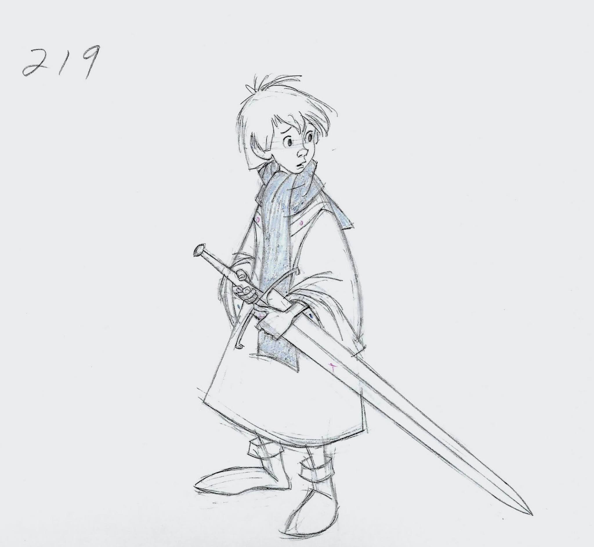 Sword In The Stone Drawing