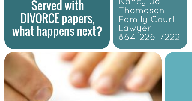 Served with Divorce papers what happens next? Served with Divorce papers what happens next?