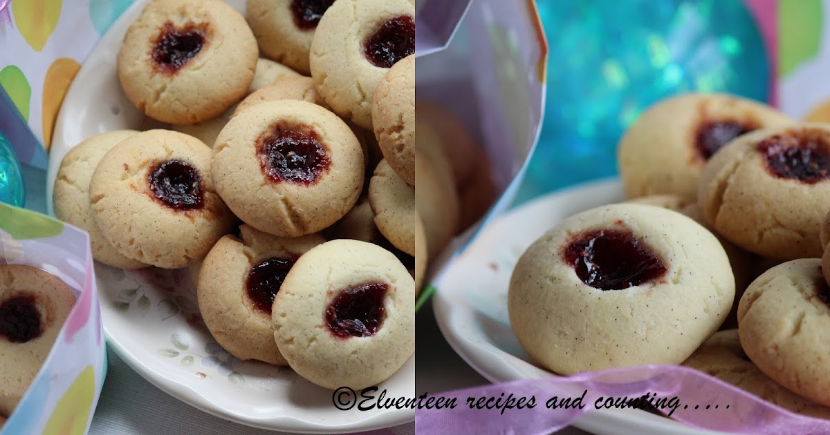 Eleventeen recipes and counting..... Strawberry Jam Cookies