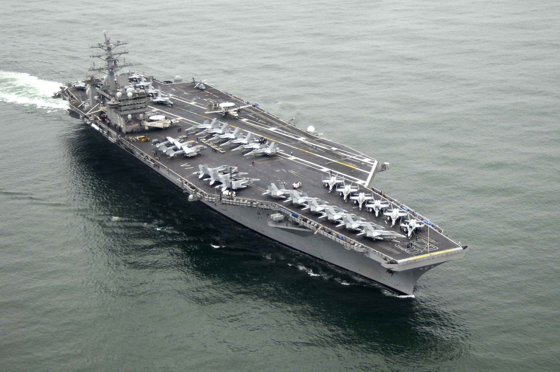 Top 10 Largest Aircraft Carriers in The World Nimitz Class Aircraft