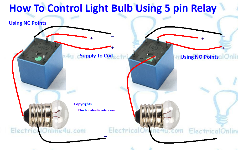 5 Pin Relay Wiring Diagram - Use Of Relay