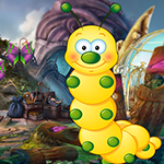 Games4King - G4K Comely Caterpillar Escape Game 