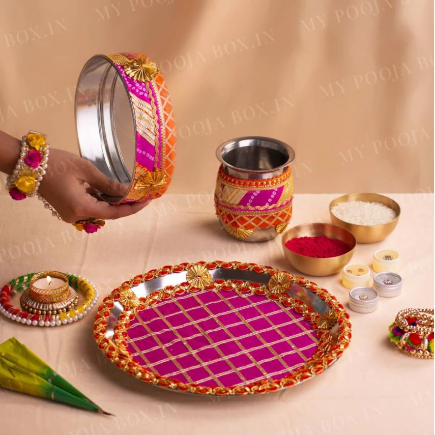 Karwa Chauth Thali Decoration Ideas