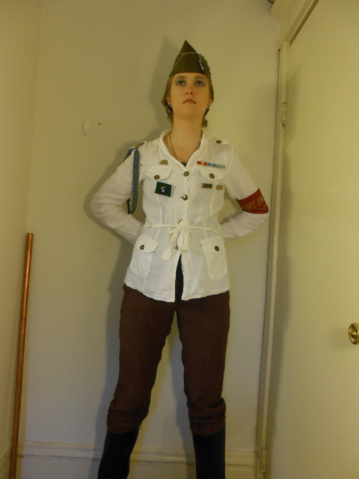 Unlacing the Victorians: military steampunk outfit