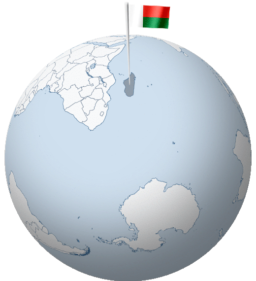Flag of Madagascar (GIF) All Waving Flags