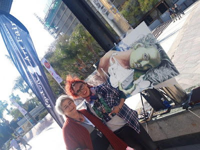 Exhibición de arte Plaza de la Marina Exhibición de arte en la Plaza de la Marina