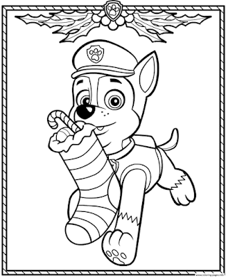 Paw Patrol Coloring Page for Kids of a Cute Cartoon Colour Drawing HD Wallpaper