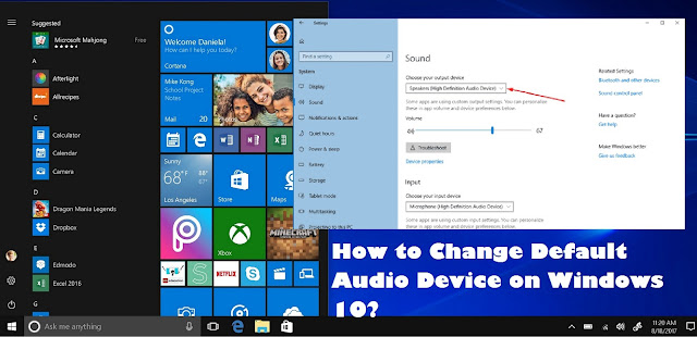 How to Change Default Audio Device on Windows 10?