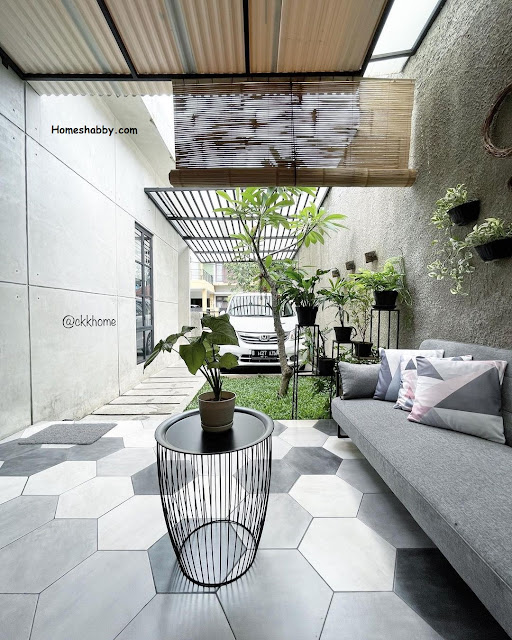 Desain Taman Teras Ukuran 1 x 3 M Disamping Rumah ~ Homeshabby.com