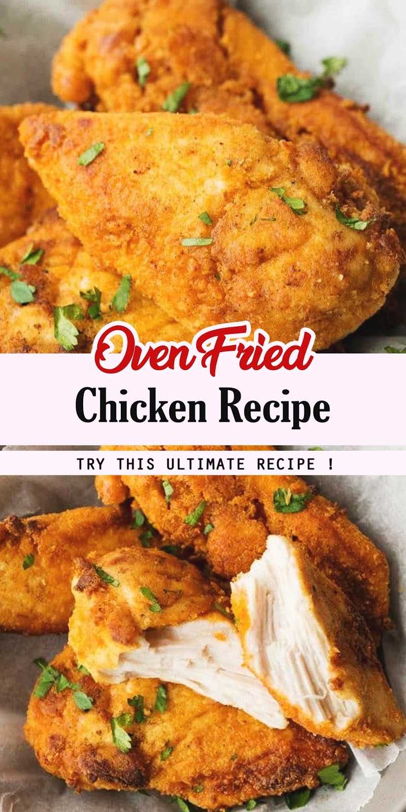 THE BEST OVEN FRIED CHICKEN RECIPE - RECIPE BEMBLOO