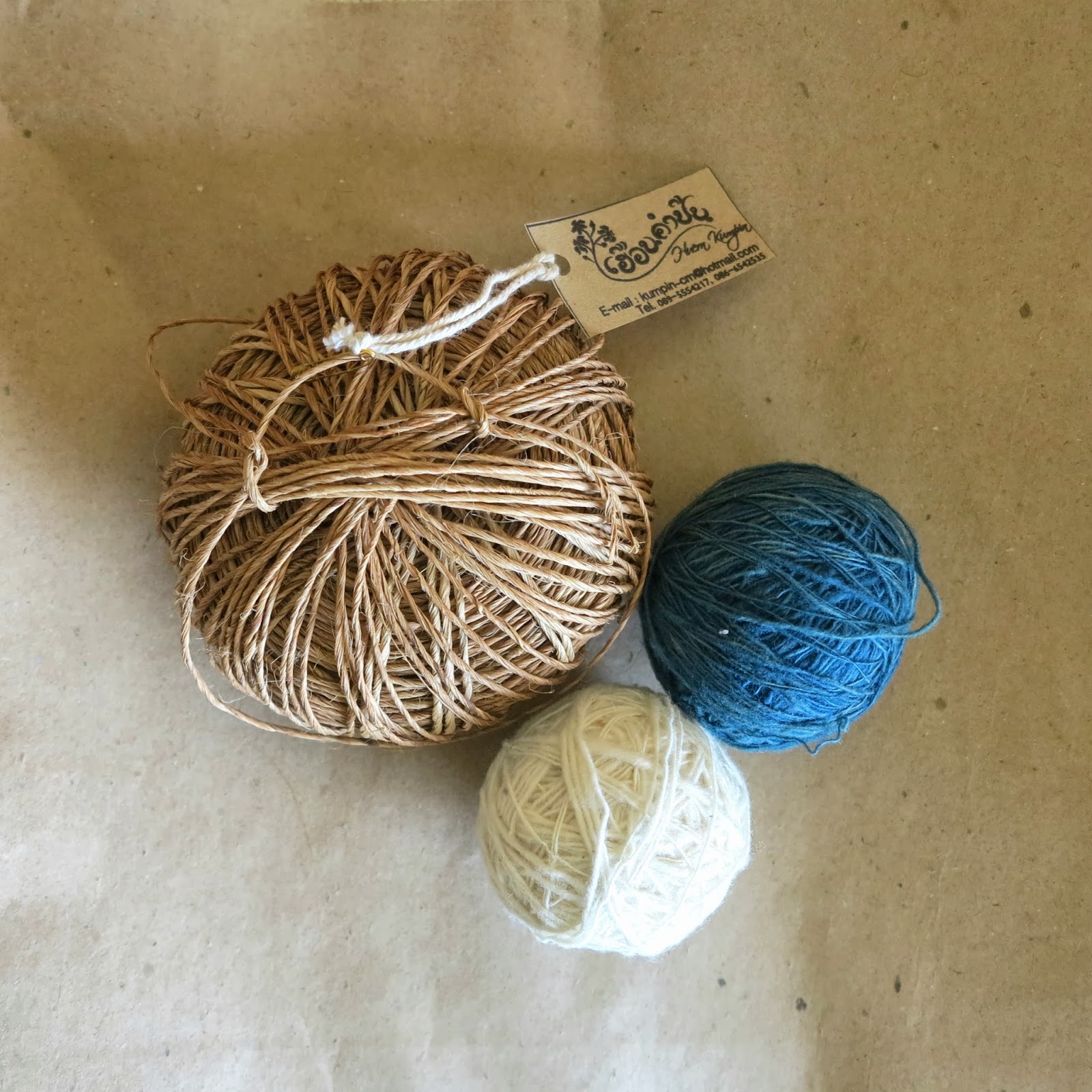 ByHaafner, yarn, handspun, hemp
