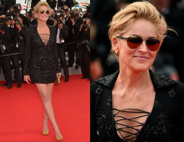 Sharon Stone in Emilio Pucci – ‘The Search’ Cannes Film Festival Premiere