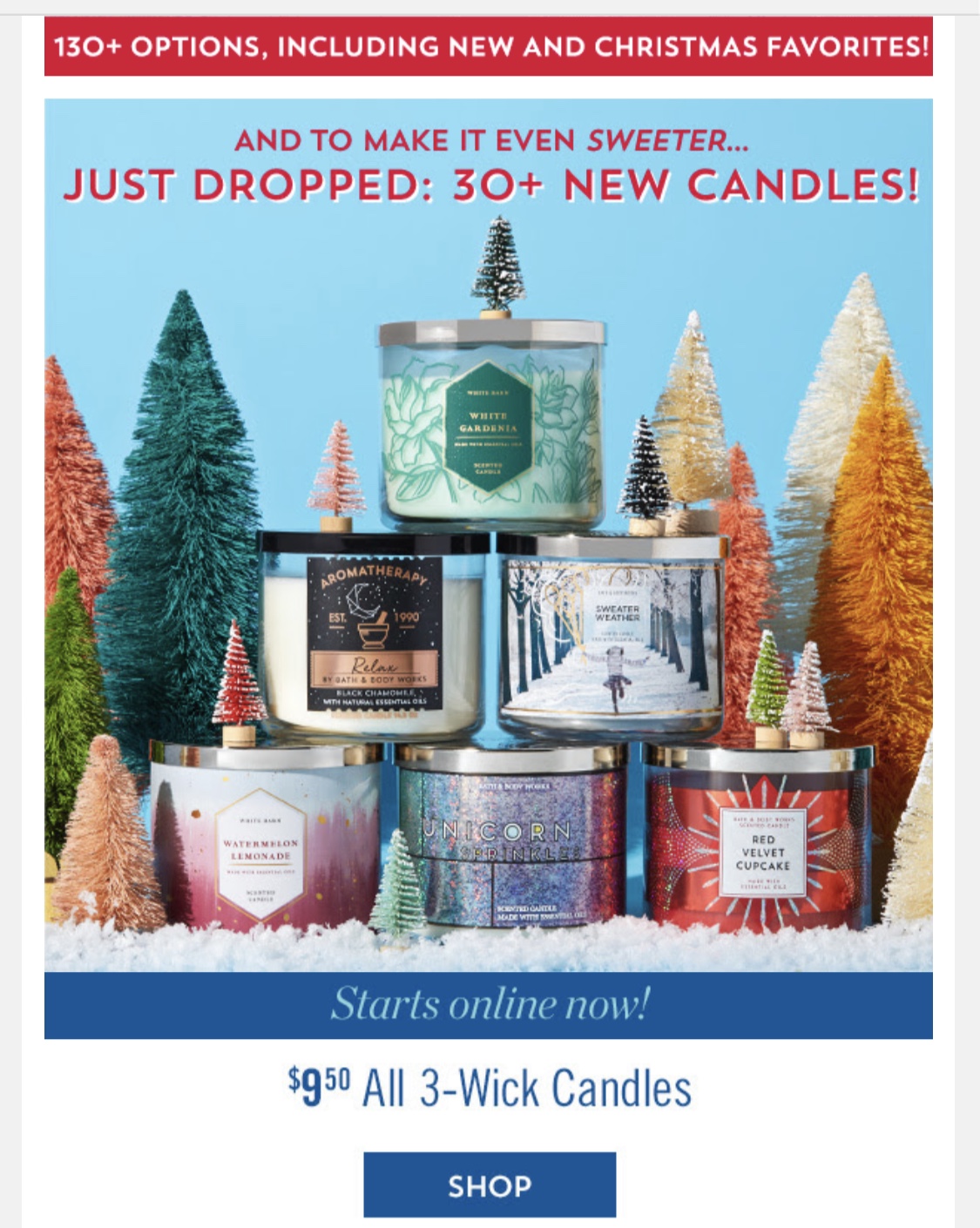 Life Inside the Page Bath & Body Works Today's Email December 7