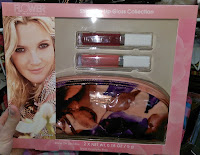 Drew Barrymore cosmetics Walmart Ross red nude makeup bag orange beauty guru