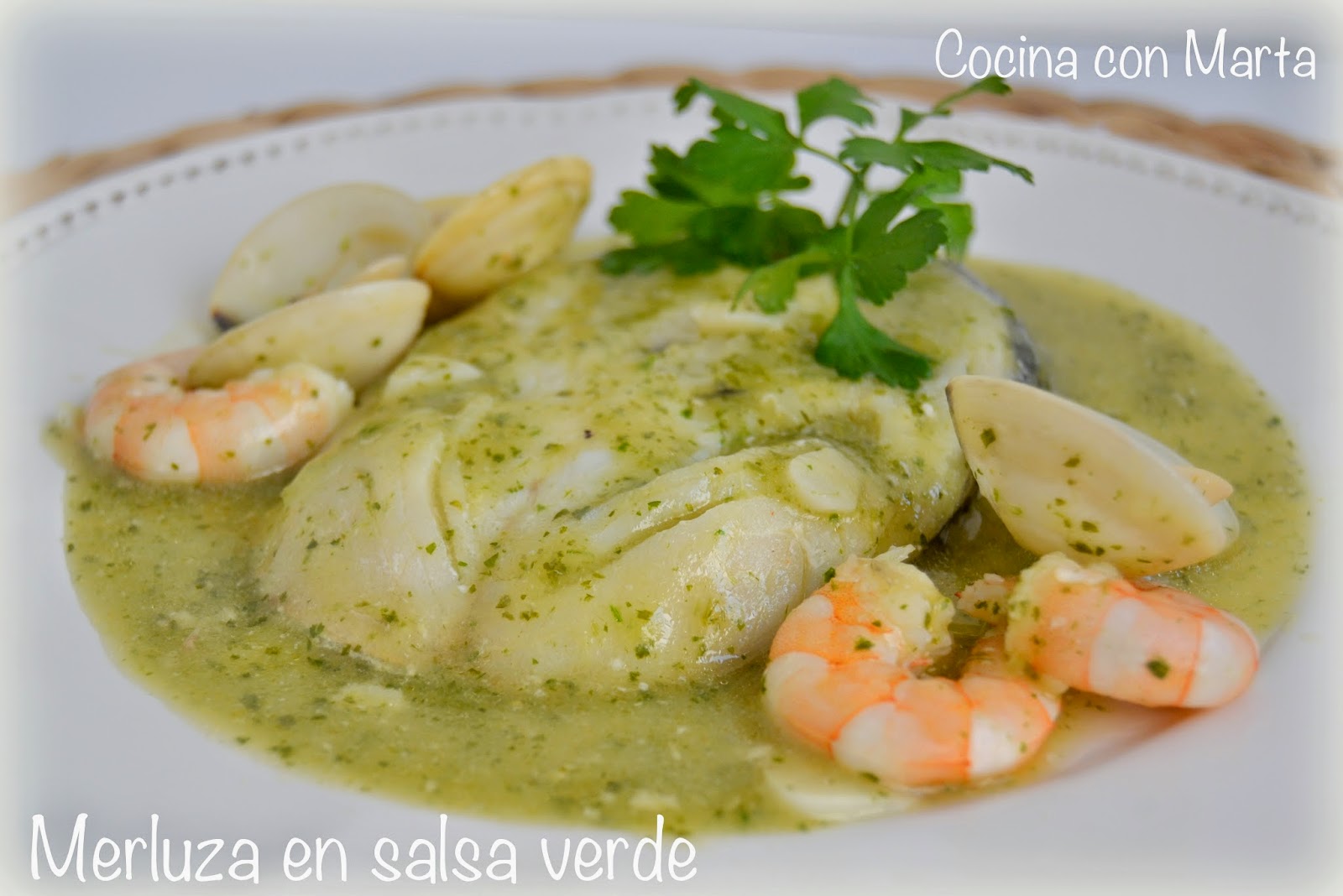 Merluza En Salsa Verde Cocinaconmarta Com