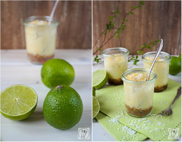 sia´s soulfood foodblog: Limetten Kokos Cheesecakes im Glas sia´s soulfood foodblog: Limetten Kokos Cheesecakes im Glas