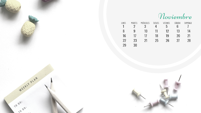 calendario, mensual, fondo pantalla, descargar, gratis, horizontal, frases