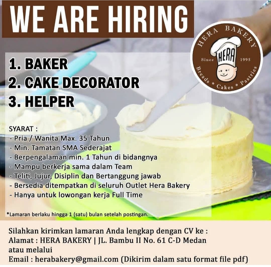 Lowongan Kerja Toko Roti Bandung