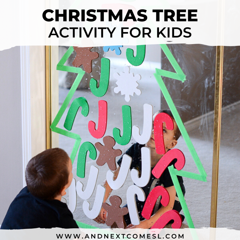 Easy Christmas Tree Activity for Kids And Next Comes L Hyperlexia