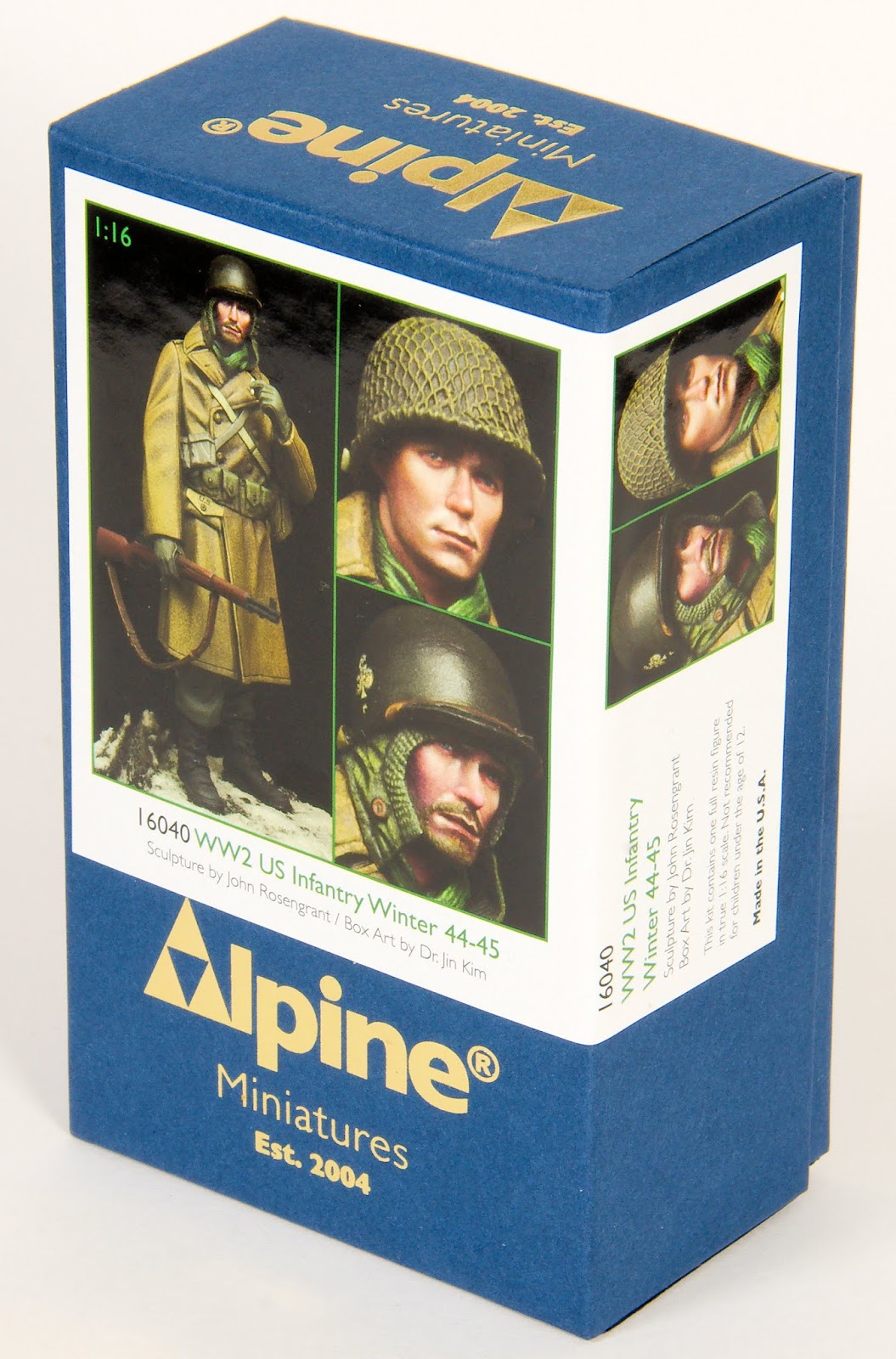 The Modelling News Construction Review 1/16th scale WW2 US Infantry Winter 4445 from Alpine