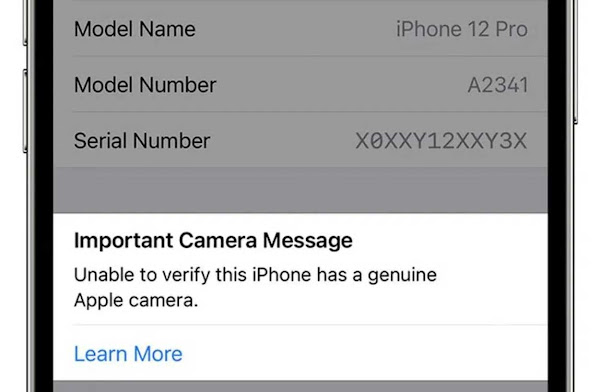 Apple Beri Notifikasi Suku Cadang Kamera iPhone Tidak Asli