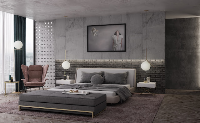 Wall Tiles Design For Bedroom