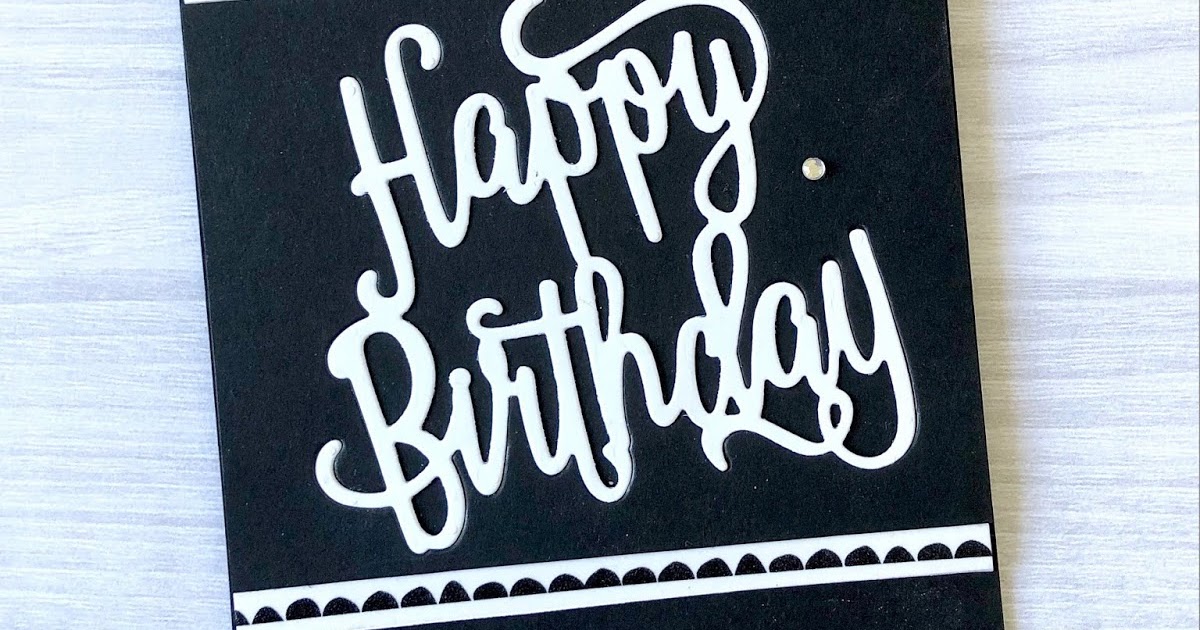 Happy Birthday Hand Lettered Birthday Card Hand Lettered Card
