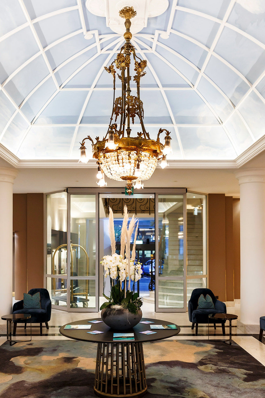 Lobby des Hotel Suisse Majestic ind Montreux