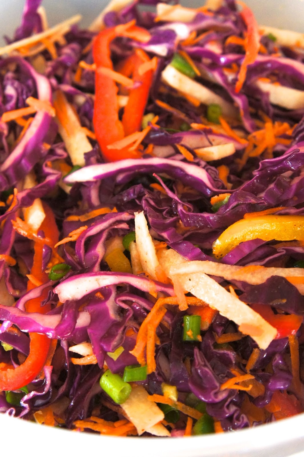 Savory Sweet and Satisfying Mexican Slaw with Cumin Lime Dressing