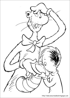 dr. seuss,dr. seuss coloring pages,kids coloring pages