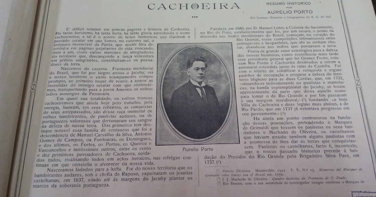 Arquivo Histórico de Cachoeira do Sul Arquivo Histórico de Cachoeira do Sul