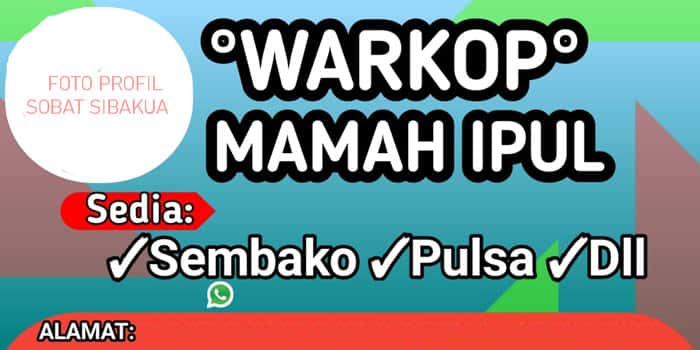 warung sembako banner warung sembako banner