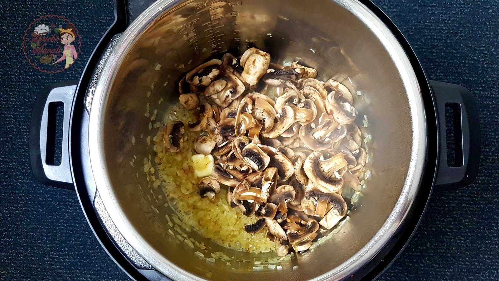 Instant Pot Creamy Garlic Mushrooms Aaichi Savali