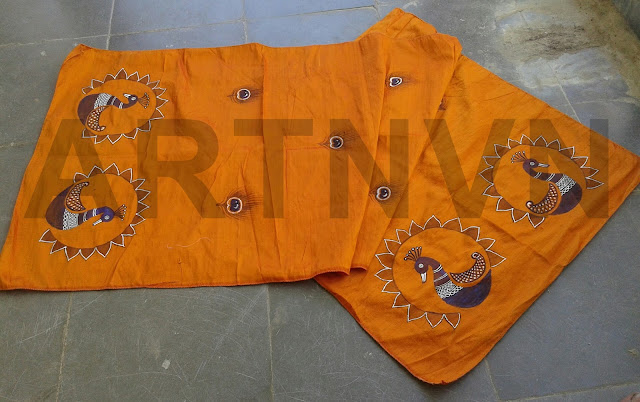 Fabric Painting, Saree Painting, Panjabhi Dress Painting, Cloth Painting in Hyderabad | ARTNVN