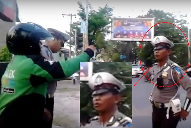 Supir Go-jek Nyaris Baku Hantam Dengan Polisi di Medan