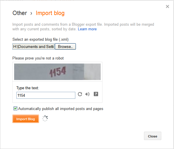 cara memindahkan semua postingan ke blog lain