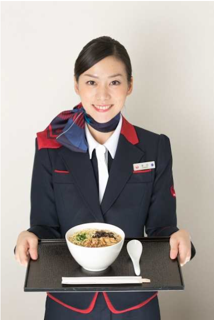 JAL will start serving a healthy "Tonkotsu style" ramen in First Class and Business Class